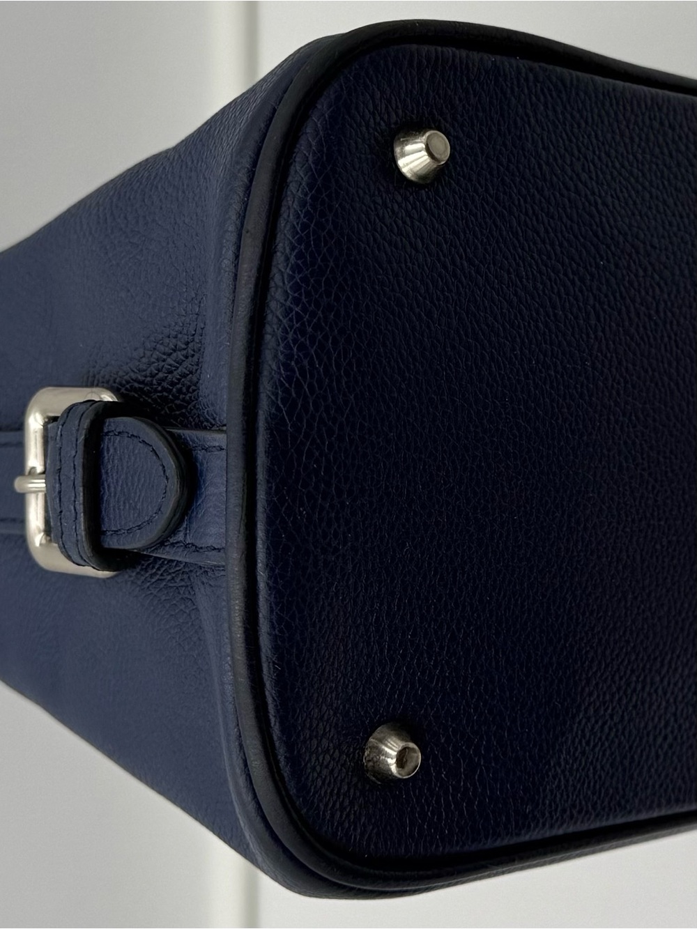 🐢MORABITO 1905 PARIS • DINA MM Bugatti 36 Bag in Blue Made in ITALY (Late Model) - Picture 11 of 16